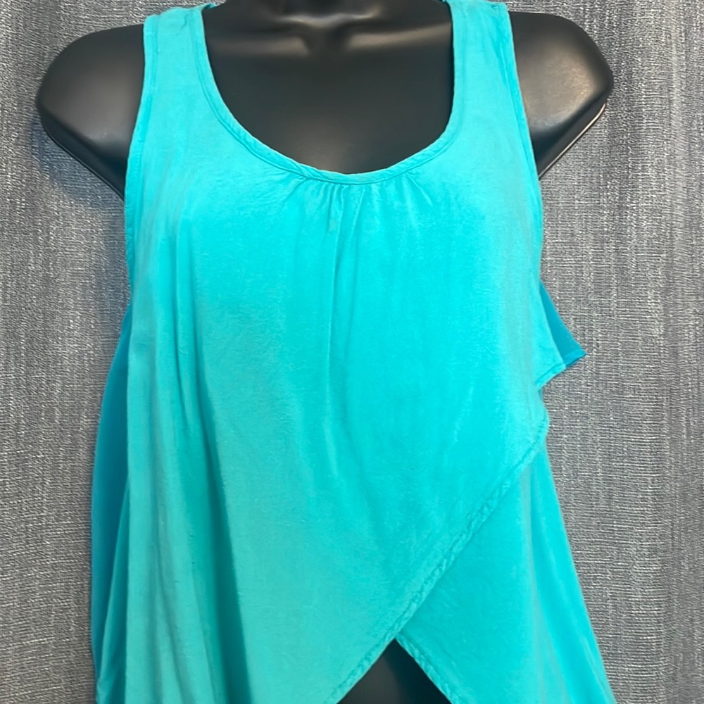 Papaya turquoise top